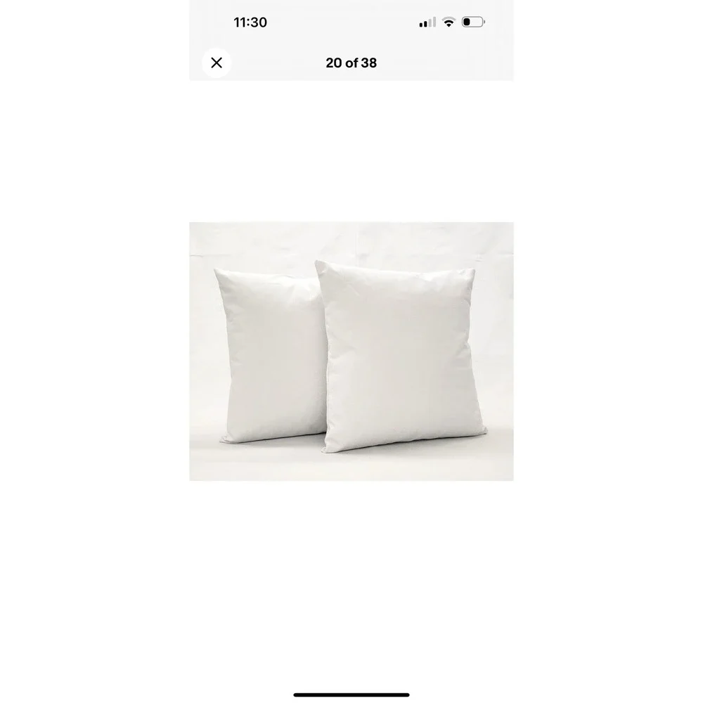 New Room Essentials Pillow‎ Covers White Decorative 16